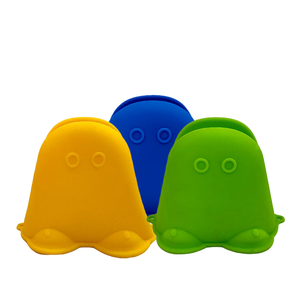 Guanti da forno personalizzati BPA-Free in <span class=keywords><strong>Silicone</strong></span> con graziosi guanti caldi con impugnatura a mano per forno a microonde e forno - Product Image 1