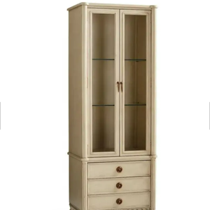 Tủ Trưng Bày Bằng Gỗ Nguyên Khối Kiểu Pháp Bán Chạy Kèm 3 Ngăn Kéo - Product Image 2