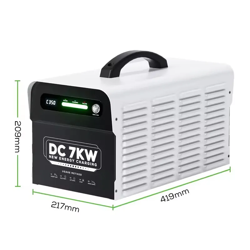 Xách tay 7kW DC nhanh Trạm Sạc GB/t DC EV sạc điện thoại di động xe điện sạc đống di động EV sạc