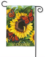 Impression par sublimation de haute qualité 30x45cm drapeau de pelouse double face 12x18 pouces ligne bleue drapeau de jardin vierge avec support de poteau