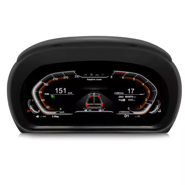 10.25 Inch OLED Instrument Panel Dashboard Speedometer Digital Cluster Android DSP MP3 GPS for BMW 3 Series E90 E92 E60