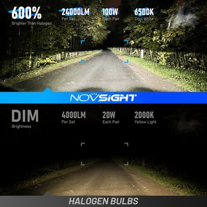 Novsight N99 100W 24000LM 6500K H11 <span class=keywords><strong>Phare</strong></span> Led Pleine Luminosité Auto H4 <span class=keywords><strong>H7</strong></span> H11 H13 9004 9005 9006 <span class=keywords><strong>Ampoule</strong></span> de <span class=keywords><strong>Phare</strong></span> Led - Product Image 6
