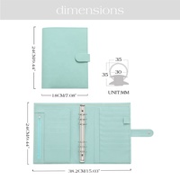TK Etsy Best Seller Taiga Portefeuille en cuir A5 avec tableau de bord et insertion de feuille de mouche disponible en tant que couverture de planificateur d'agenda à 6 anneaux