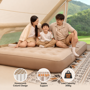 <span class=keywords><strong>Matelas</strong></span> <span class=keywords><strong>Gonflable</strong></span> en PVC Floqué Épais et Automatique pour Camping Extérieur, Certifié CE, Vente en Gros - Product Image 2