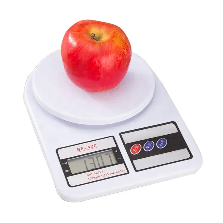 Yiwu Best Selling Plastic Scale Sf 400 7 Kg 10 Kg 0.1 G Digital Weighing Electronic Kitchen Scale