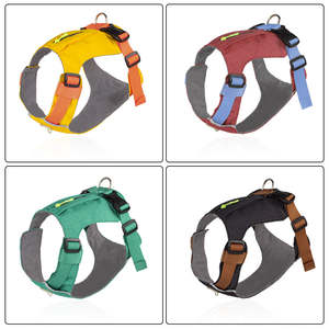 เสื้อกั๊กสุนัขขนาดเล็กน้ำหนักเบาขนาดกลางสะท้อนแสงกระเป๋ามีซิปสายจูงสุนัข - Product Image 4