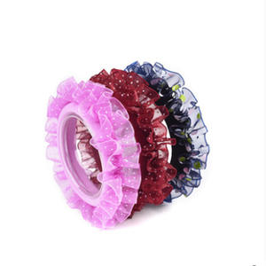 Coleteros para mujer, delicados coleteros de encaje, coleteros de tela, accesorios para el cabello elegantes, sencillos y versátiles, con un precio de 1 yuan. - Product Image 4