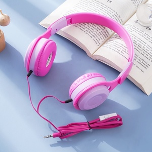 Casque filaire pour enfants avec microphone casque de contrôle de fil cours <span class=keywords><strong>en</strong></span> <span class=keywords><strong>ligne</strong></span> sortant bilatéral <span class=keywords><strong>jeu</strong></span> d'apprentissage écouteur pour enfant - Product Image 2