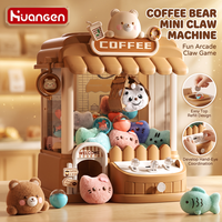 KZHM Jouets éducatifs : Machine à griffes à monnayeur pour enfants, mini machine à griffes pour peluches et œufs surprise, pièces de machine d'arcade, ensembles cadeaux pour enfants