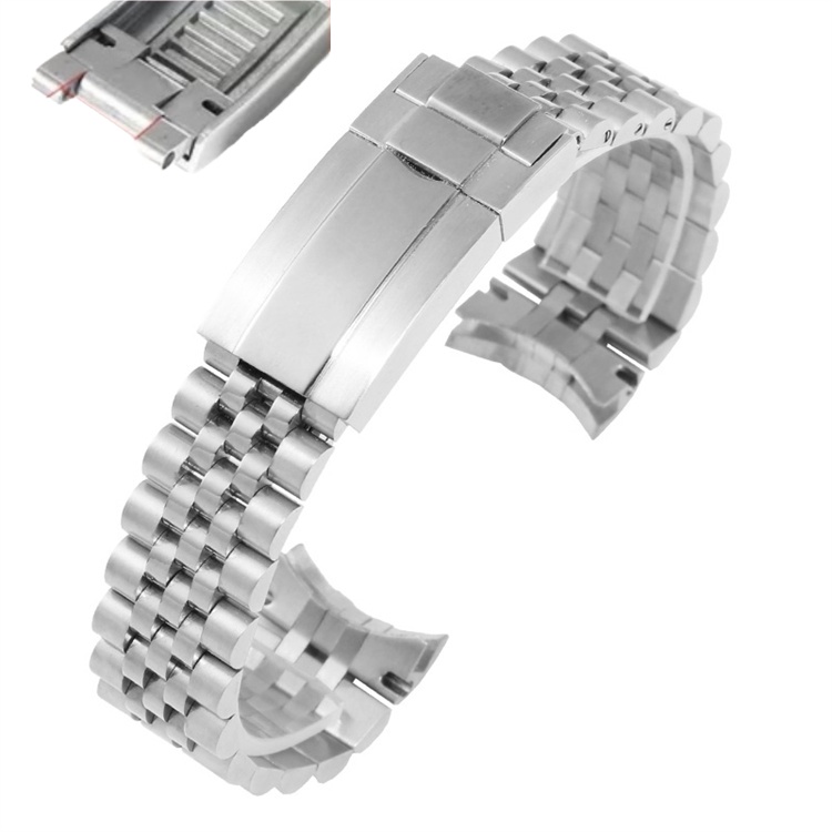 Avec fermoir réglable-argent