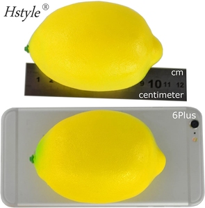 Fruta de imitación para el hogar, decoración Artificial para fiesta de cocina, simulación de limón amarillo, FZH321, 10 Uds. - Product Image 3