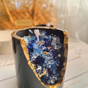 Juego de 3 velas perfumadas con mechas de cristal y amatista para meditación, juego de fragancia de aceite de lujo, venta al por mayor - Product Image 5