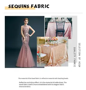 100% ポリエステル3mm刺繍レーススパンコールメッシュ生地新しいドレスウェディングニットテクニック男の子用女の子用バッグ - Product Image 4