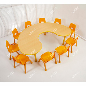 Montessori nhà trẻ mẫu giáo đồ nội thất cung cấp trẻ em chơi ghế và bảng sử dụng đồ nội thất trường học lớn rất nhiều trẻ em bảng - Product Image 2