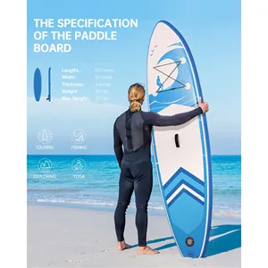 Planche à pagaie <span class=keywords><strong>gonflable</strong></span> de vente chaude planche à pagaie debout planche de surf unisexe planche de SUP ultra-légère pour le surf d'été - Product Image 5