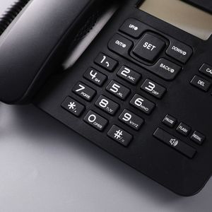 Teléfono Fijo de Escritorio con Cable y Identificador de Llamadas Jiubai para Recepción de Hotel y Uso en Oficina - Product Image 3