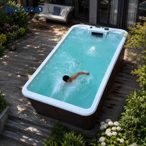 <span class=keywords><strong>Spa</strong></span> de piscine sans fin intelligent de 4 mètres d'usine avec système Balboa Massage tourbillon Yacuzzi Bain à remous en acrylique pour personnes - Product Image 2