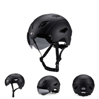 Nouveau casque pour enfants avec lunettes magnétiques détachables, casque de vélo, procédé de moulage intégré, adapté aux adolescents