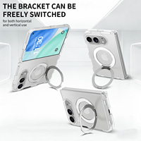 Étui magnétique rotatif blanc mat doux au toucher de luxe pour iPhone Duo, coque de téléphone portable antichoc effet peau, vente en gros