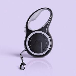 Correa Retráctil para Perro de 5m, Gris/Negra, Sólida, de Lujo, Simple, Personalizada, con Liberación Rápida, Diseño Duradero, para Perros de hasta 50kg, Venta al Por Mayor, OEM, ODM - Product Image 1