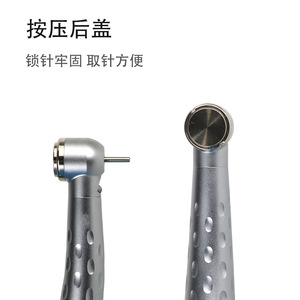 หัวกรอฟันความเร็วสูงพร้อมไฟ LED สีเงิน ระดับ Class II ได้รับการรับรองมาตรฐาน CE - Product Image 2