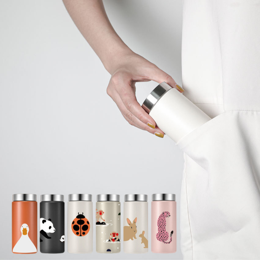 Малый вакуумный изолированный герметичный стакан из нержавеющей стали 316L, чашка, бутылка для горячей и холодной воды