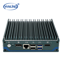 Mini PC Sin Ventilador con Precio de Fábrica, Alder Lake N100 de Cuatro Núcleos, Carcasa NAS, Cuatro Puertos LAN de 2.5G, Triple Ranura M.2, DDR4, para Firewall y Servidor VPN