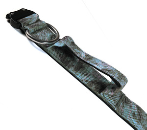 Collier de chien tactique en nylon à motifs personnalisés de 1.5 pouces de large avec doublure douce et confortable ensemble de colliers pour animaux de compagnie à boucle en métal à dégagement rapide - Product Image 3