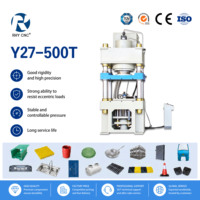 Presse hydraulique à quatre colonnes RHY Y27-500T 10T pour le formage profond, moteur 15KW, facile à utiliser, certifiée CE - Offre Spéciale