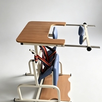 Mesa de Terapia Física y Rehabilitación para Adultos con Soporte de Acero para Miembros Inferiores, Dispositivo Ortopédico para Hemiplejia y Accidentes Cerebrovasculares