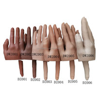 Nail art silicone practise main flexi finger produire des ongles mannequin formateur silicone formation ongles outil à main