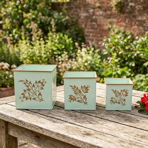 Ensemble de 3 pots en émail - Product Image 1