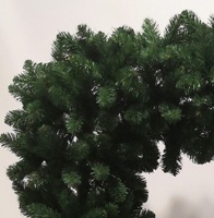 Künstliche Weihnachtsgirlande, Grüne Tannengirlande, für Eingangsbereich, Kaminsims, Fenster und Feiertagsdekoration, Reichhaltige Blätterdekoration