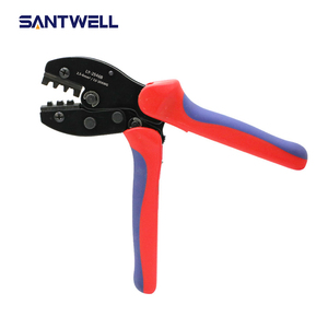 Alicates de crimpado con trinquete, herramienta para crimpar terminales de cable aislados de 2.5-6mm², para terminales preaislados U/Y/O y conectores solares MC4 - Product Image 3