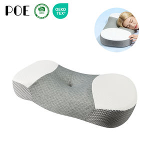 Almofada de Apoio para Pescoço em Espuma de Memória de Alta Qualidade, Design Ergonômico Moderno, para Alívio da Dor no Pescoço com Recursos de Resfriamento Anti-Puxão - Product Image 1