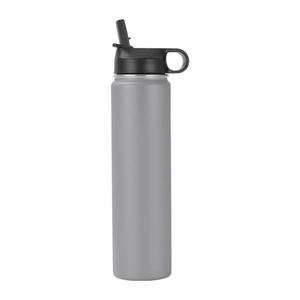 25oz 750ml 304 Stainless Steel Sports Kettle <b>Thermos</b> Cup Large Capacity Water Cup Outdoor Powder Coating - Product Image 1