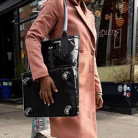 Sac à provisions personnalisé de grande capacité sac d'épicerie réutilisable de supermarché fourre-tout à roulettes portable pour femmes