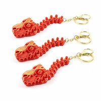 Porte-clés T-Rex articulé en forme d'os de dinosaure avec anneau de fixation en métal pour garçons, tirette de fermeture éclair pour sac à dos