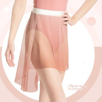 OD01001 Nouveaux modèles 2022 Jupes de performance en mousseline de soie pour ballet et danse, style portefeuille, pour adultes, en promotion