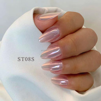 Poudre de pigment sirène arc-en-ciel au chrome SH 0,2 g avec effet brillant néon aurore, pigment cosmétique inorganique rose