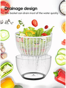 Escurridor de Verduras y Lechuga Multiusos, Ecológico, de Plástico, para Cocina - Product Image 3