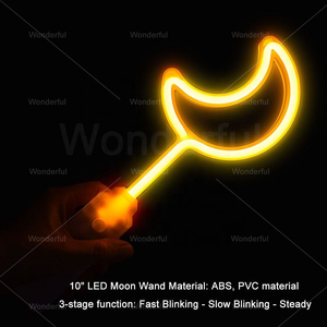 Baguette <span class=keywords><strong>magique</strong></span> à LED néon pour les fêtes d'enfants Jouets de beauté populaires avec de nouvelles fonctionnalités Glowing and Flashing en plastique - Product Image 4