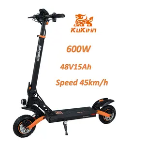 2024 High Eu stock 2 wheel fat tire 600w motor offroad fastest Kukirin G2 Pro electric scooters