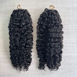 Extensiones de cabello humano natural listas para enviar, con ondas profundas, rizadas estilo birmano, afro, rizadas tipo Jerry, para crochet, trenzado, de alta calidad. - Product Image 3