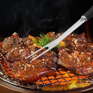 Ensemble d'ustensiles de <span class=keywords><strong>barbecue</strong></span> portables en acier inoxydable 5 pièces avec manche long en plastique pour <span class=keywords><strong>barbecue</strong></span> et camping - Product Image 6