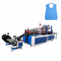 Machine de fabrication de bavoirs dentaires jetables non tissés, certifiée CE, entièrement automatique, à servomoteur 12KW