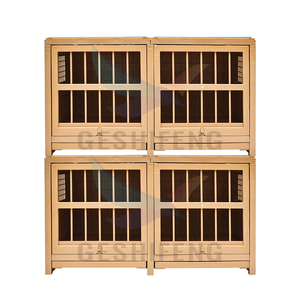 2024 cina fornitore piccione gabbia di allevamento doppio allevatore gabbia per uccelli in plastica nido Box per piccioni e uccelli - Product Image 4