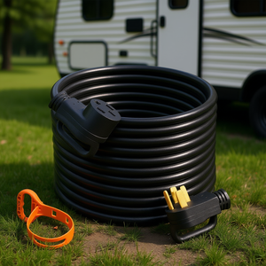 Cable de Extensión para RV de 50 Amperios y 15 Metros, Cable de Alimentación de Cobre Resistente para Remolques y Campers - Product Image 2