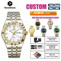 Montre à quartz pour homme POEDAGAR 872, cadran Hardlex, index en diamant, bracelet en acier inoxydable bicolore, cadeau pour homme