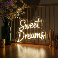 Enseigne néon LED personnalisée « Happily Ever After » en acrylique, ornement numérique pour la décoration de fêtes, de mariages et accessoires de voiture